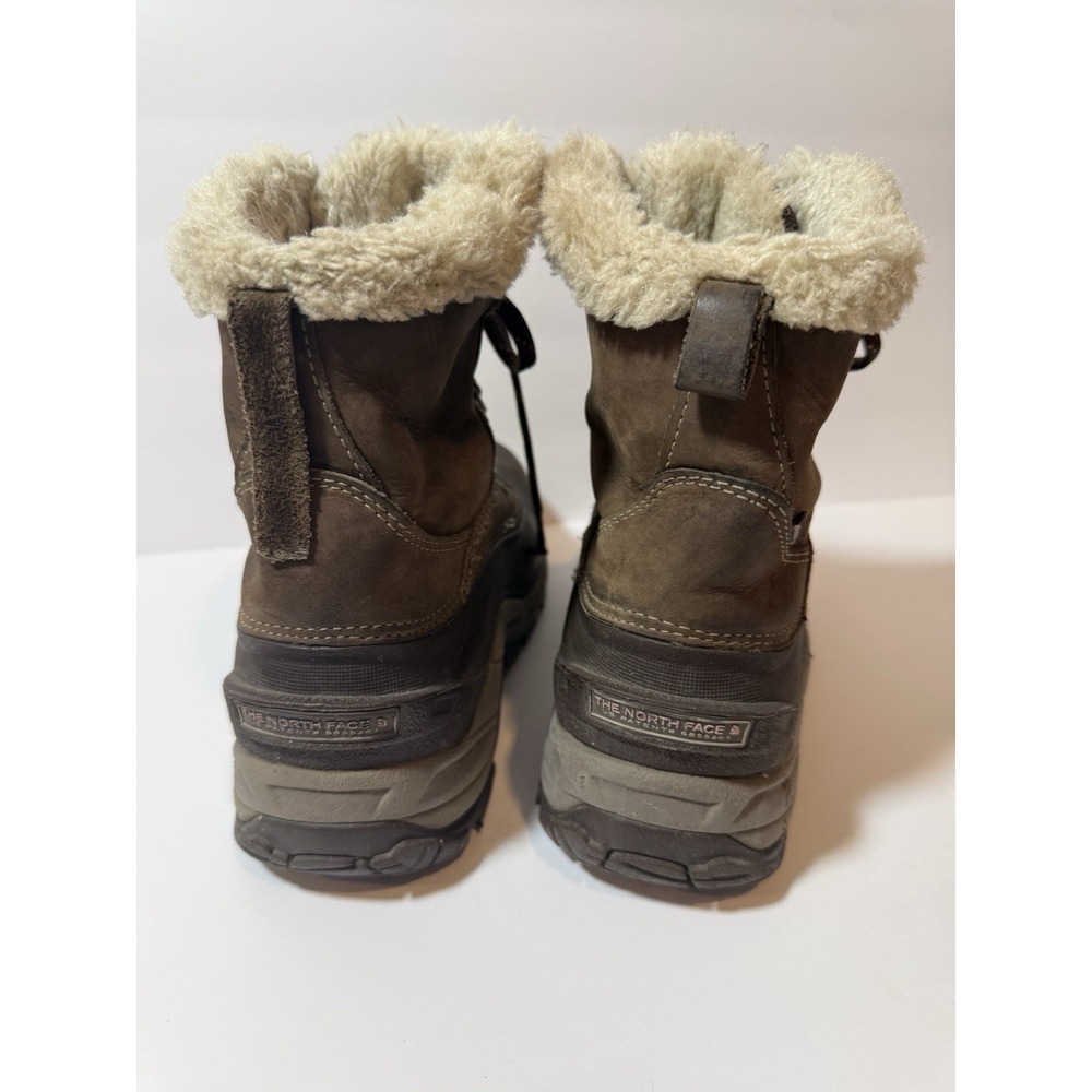 The North Face Chilkat Womens Winter Snow Boots US 9 Brown Waterproof PrimaLoft - Picture 10 of 16